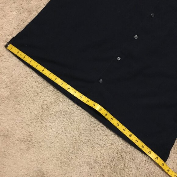 Van Heusen Dark Navy Blue Slim Fit Button Down Shirt - Picture 14 of 16